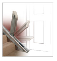 Acorn Superglide Stairlift : Hinged Rail